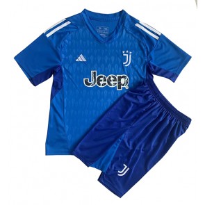 Juventus Målmand Replika Babytøj Hjemmebanesæt Børn 2023-24 Kortærmet (+ Korte bukser)